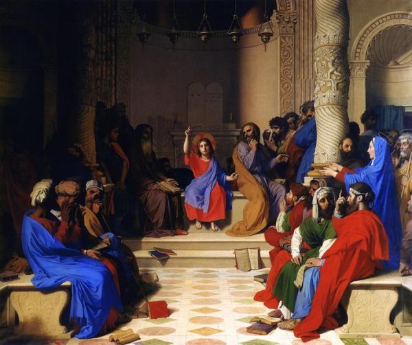 Jesus Among The Doctors by Jean Auguste Dominique Ingres