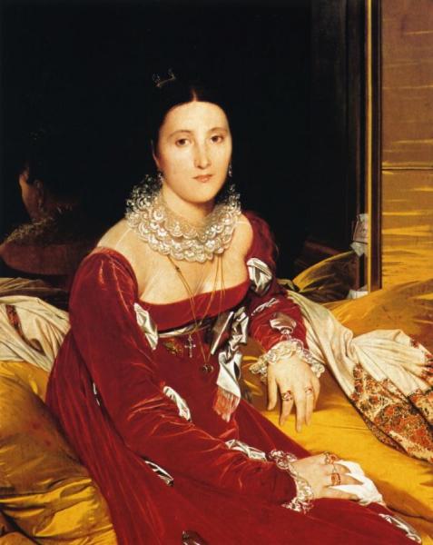 Marie Marcoz (later Vicomtesse De Senonnes) by Jean Auguste Dominique Ingres