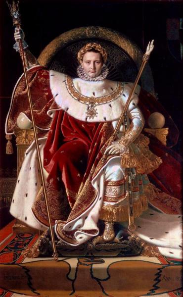 Napoleon As Jupiter Enthroned by Jean Auguste Dominique Ingres