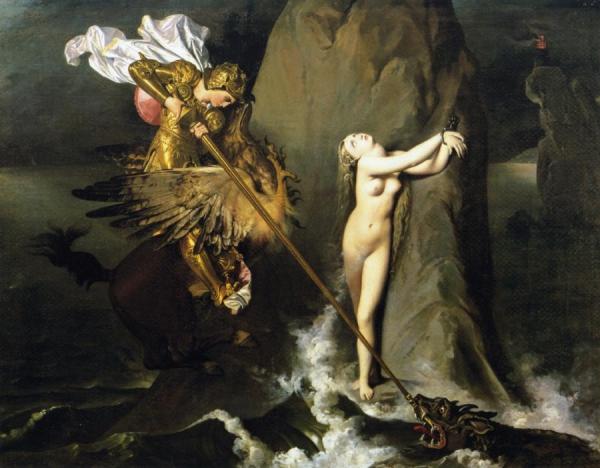 Roger Fress Angelica by Jean Auguste Dominique Ingres Oil Painting Reproductions