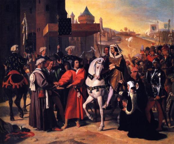 The Entry Into Paris Of The Dauphin, Future Charles V by Jean Auguste Dominique Ingres
