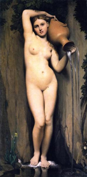 The Source by Jean Auguste Dominique Ingres Oil Painting Reproductions
