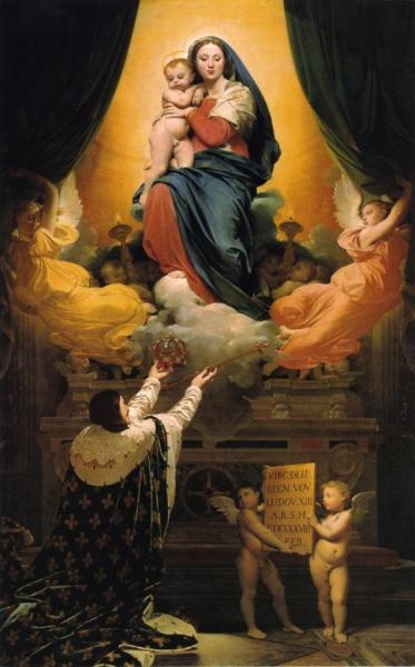 Jean Auguste Dominique Ingres The Vow Of Louis Xiii