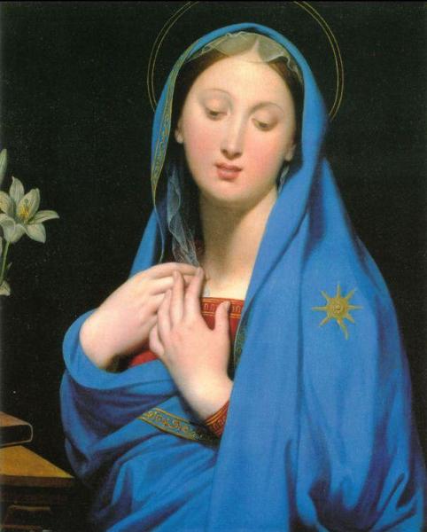 Virgin Of The Adoption by Jean Auguste Dominique Ingres
