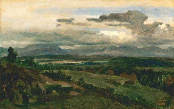 Civita Castellana by Jean-baptiste-camille Corot