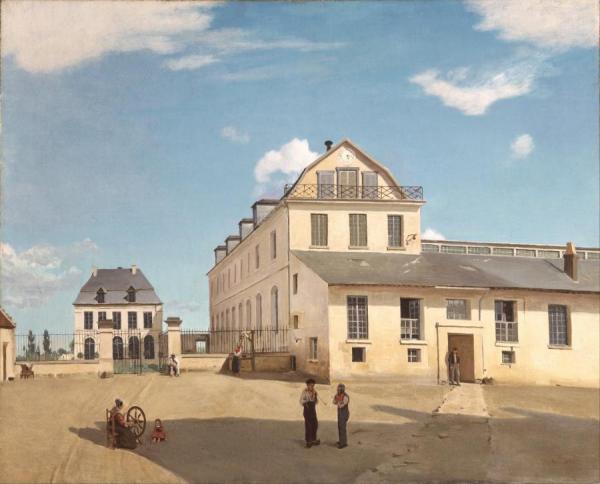 House And Factory Of Monsieur Henry by Jean-baptiste-camille Corot