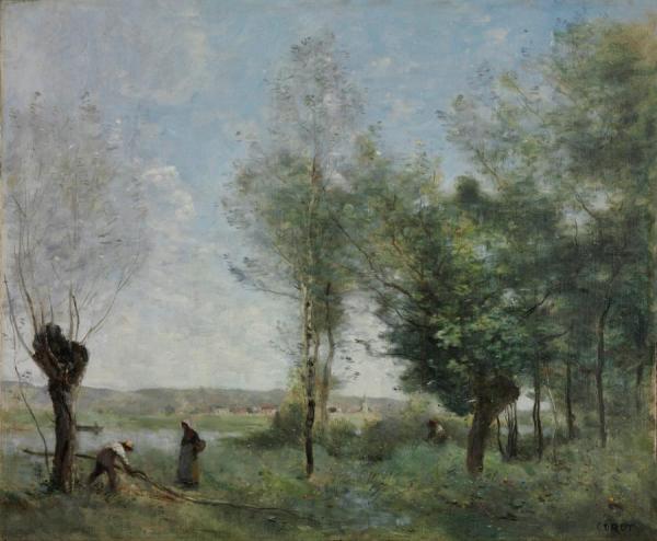 Souvenir Of Coubron by Jean-baptiste-camille Corot