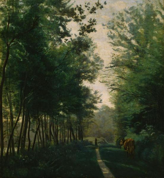 Ville D'avray by Jean-baptiste-camille Corot