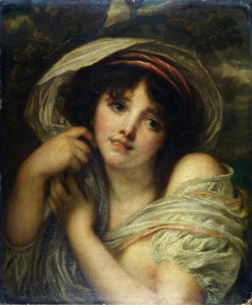 A Girl by Jean-baptiste Greuze Oil Painting Reproductions