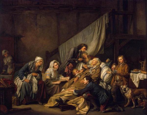 Filial Piety by Jean-baptiste Greuze