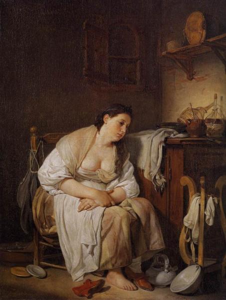 Indolence by Jean-baptiste Greuze