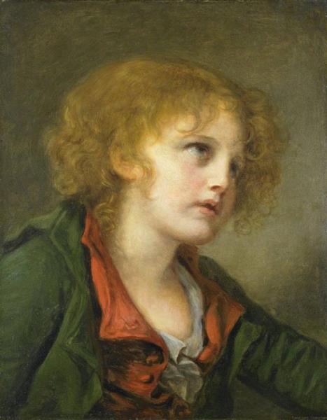 Portrait Of A Young Boy by Jean-baptiste Greuze