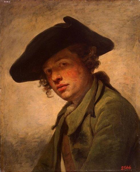 Portrait Of A Young Man In A Hat by Jean-baptiste Greuze Oil Painting Reproductions