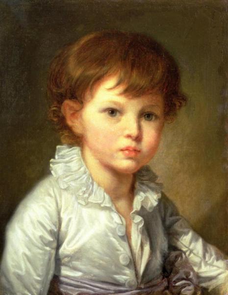 Jean-baptiste Greuze Portrait Of Count Stroganov As A Child
