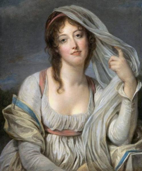 Portrait Of Madame Van Westrenen Of Tremaat by Jean-baptiste Greuze