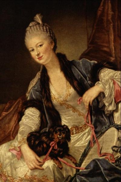 Portrait Of Marquise De Chauvelin by Jean-baptiste Greuze