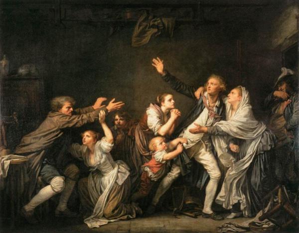 The Father's Curse: The Ungrateful Son by Jean-baptiste Greuze