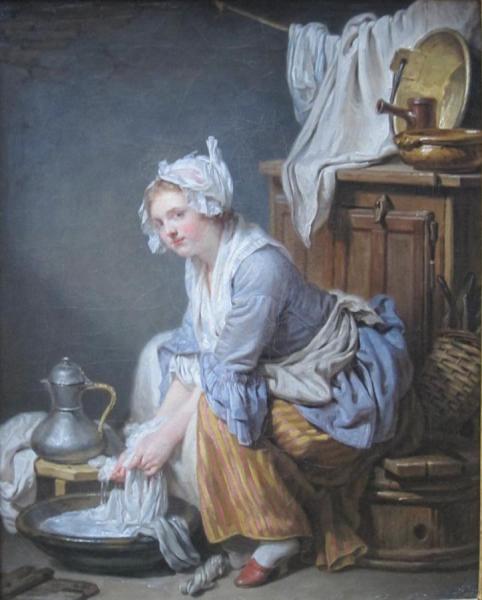 The Laundress by Jean-baptiste Greuze