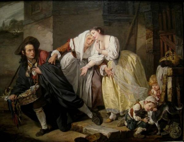 The Neapolitan Gesture by Jean-baptiste Greuze