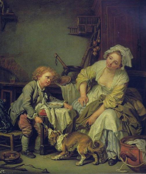 The Spoiled Child by Jean-baptiste Greuze