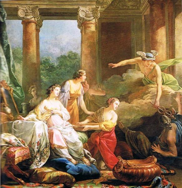 Jean-baptiste Marie Pierre Mercure Amoureux D'hersé Change En Pierre Aglaure