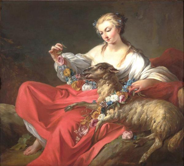 Jean-baptiste Marie Pierre The Favorite Lamb