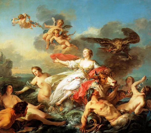 Jean-baptiste Marie Pierre The Rape Of Europa