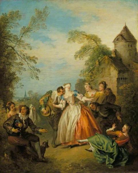 Jean Baptiste Pater Blind Man's Buff