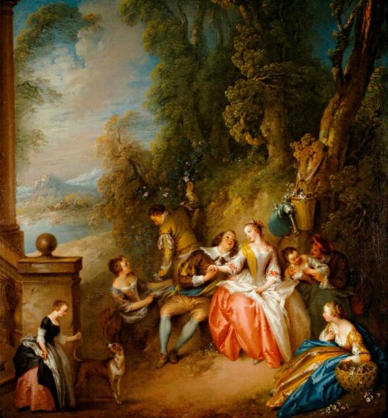 Fetes Champetre by Jean Baptiste Pater Oil Painting Reproductions