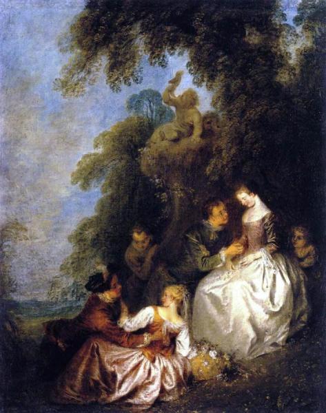 Jean Baptiste Pater Galant Conversation