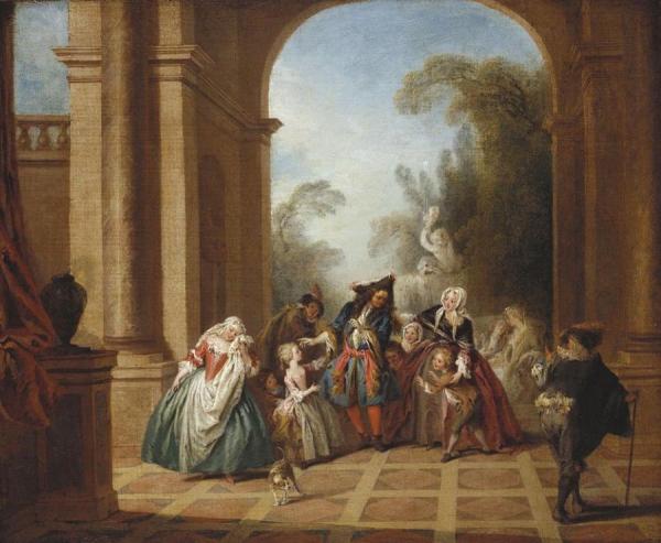 Jean Baptiste Pater Monsieur De Pourceaugnac