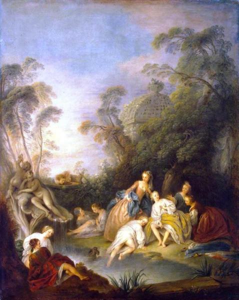 The Bathers by Jean Baptiste Pater