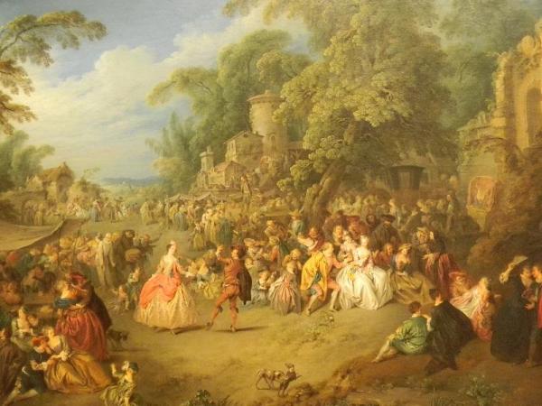 Jean Baptiste Pater The Fair At Bezons