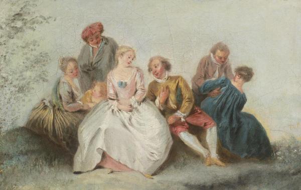 The Happy Lovers by Jean Baptiste Pater