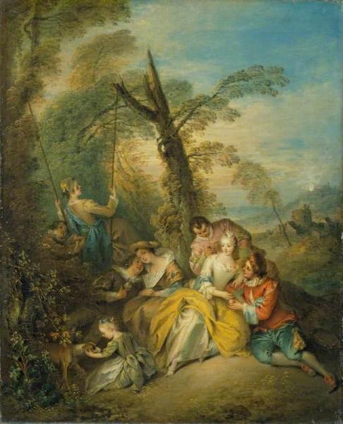 Jean Baptiste Pater The Swing (la Conversation Interessant)