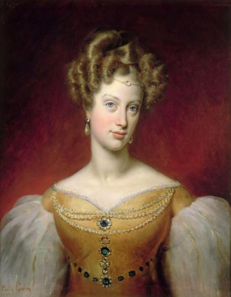 Marie-caroline, Princesse De Bourbon-sicile, Duchesse De Berry by Jean-baptiste Paulin Guérin