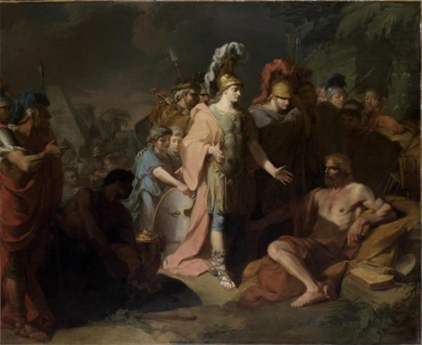 Jean Baptiste Regnault Alexander And Diogenes