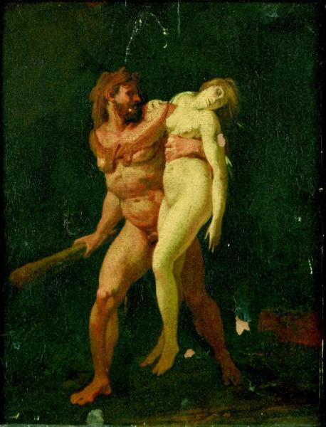 Study For Hercule And Alceste by Jean Baptiste Regnault