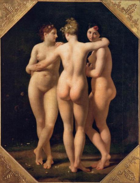 Jean Baptiste Regnault The Three Graces