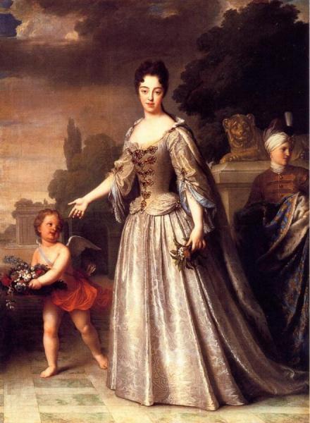 Portrait Of Maria Adelaide Of Savoy by Jean-baptiste Santerre Oil Painting Reproductions