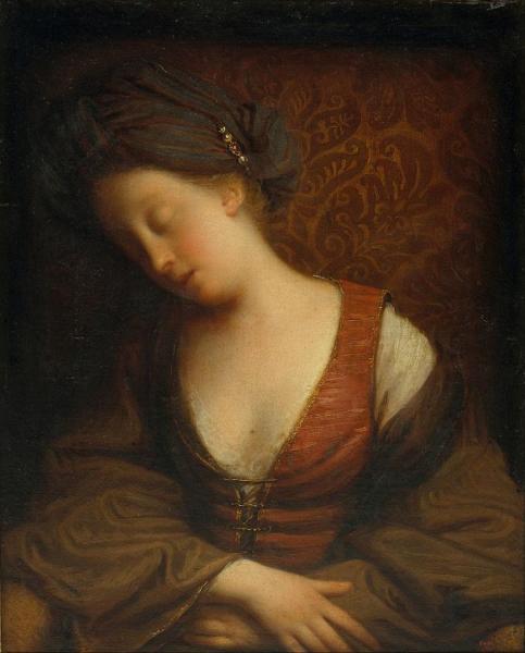 Jean-baptiste Santerre Young Woman Sleeping