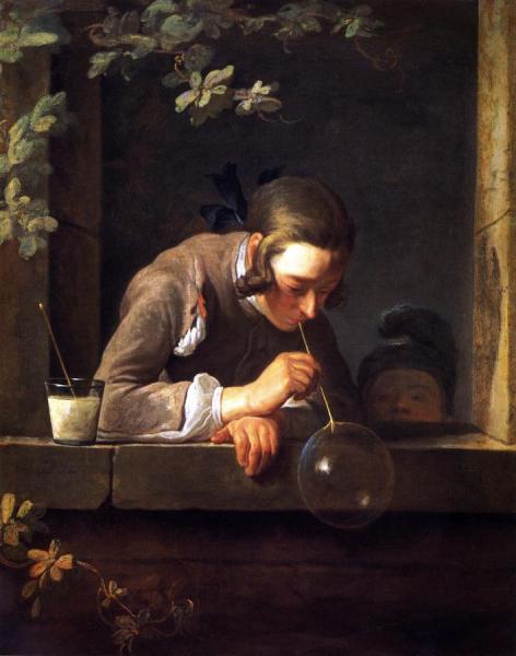 Soap Bubbles by Jean-baptiste-simeon Chardin