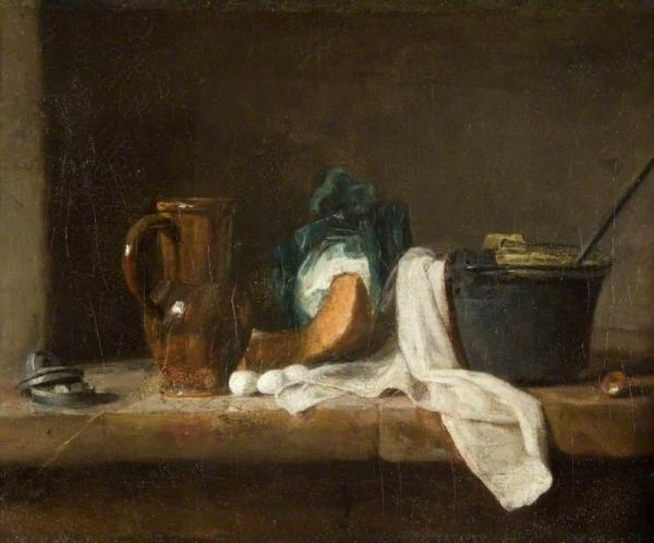 Still Life by Jean-baptiste-simeon Chardin