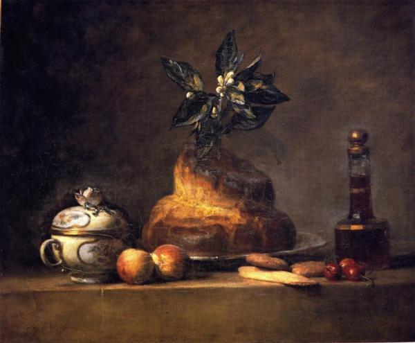 The Brioche by Jean-baptiste-simeon Chardin