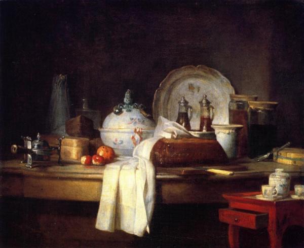 The Butler's Table by Jean-baptiste-simeon Chardin