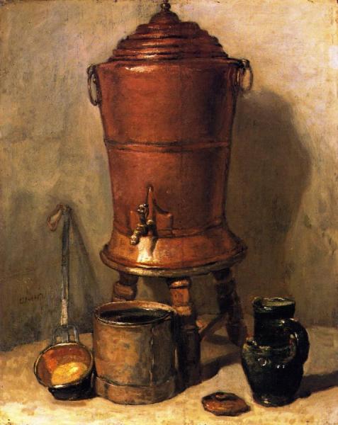 The Copper Cistern by Jean-baptiste-simeon Chardin