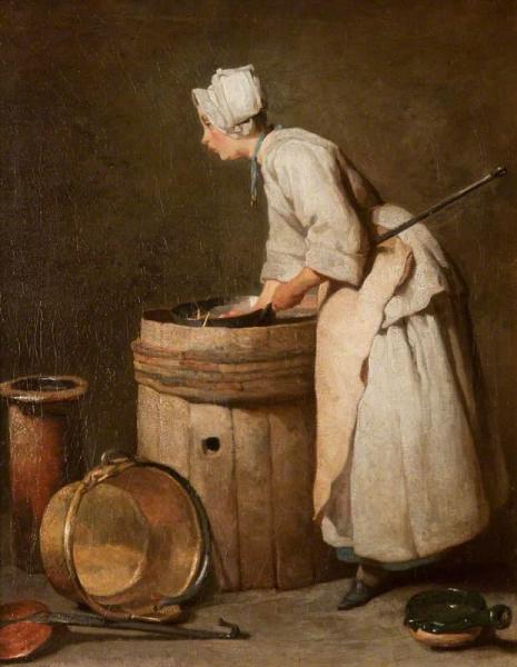 Jean-baptiste-simeon Chardin The Scullery Maid