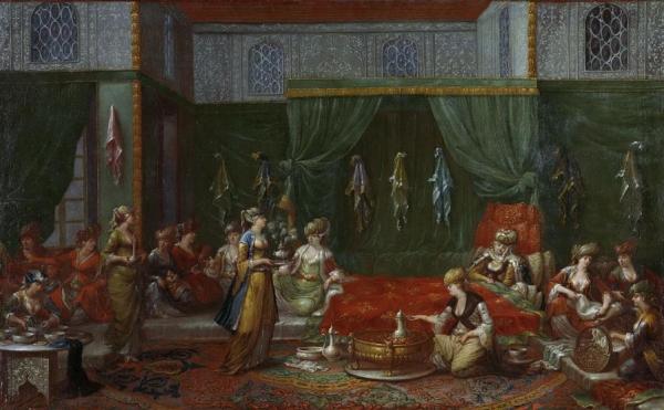 Jean Baptiste Vanmour Nursery Of A Distinguished Turkish Woman