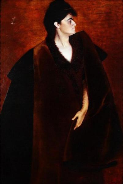 Portrait Of A Lady by Jean Delville