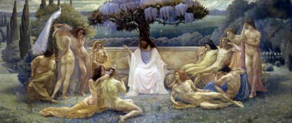 The School Of Plato by Jean Delville